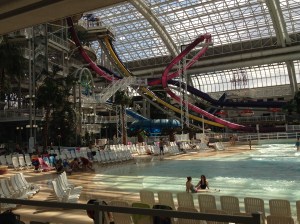 The beach at West Edmonton Mall